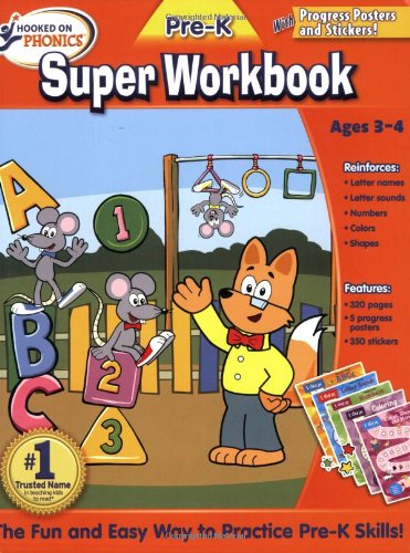Hooked on Pre-K Super Workbook (Hooked on Phonics)