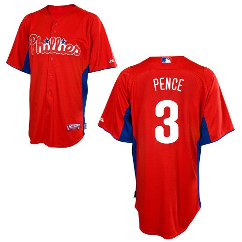 Hunter Pence Philadelphia Phillies Authentic COOL BASE Batting Practice Jersey by Majestic