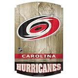NHL Carolina Hurricanes Wood Sign