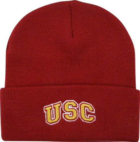 USC Trojans Team Color Simple Cuffed Knit Hat