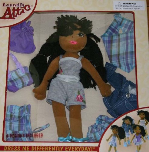 See image Laurell's Attic 18 Inch Fashion Doll Set African American