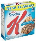 Special K Chocolatey Chip Cookie Bars, 6 Bars per Pack, Pack of 4