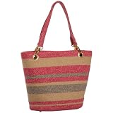 Magid Multi Stripe Bucket Tote