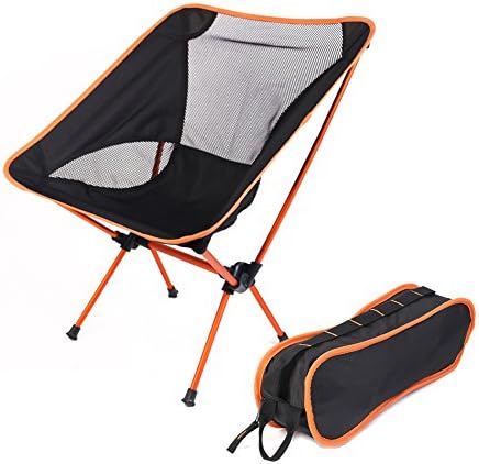 Ledafei Outdoor Ultralight Portable Folding Chairs with Carry Bag Heavy Duty 286lbs Capacity Picnic/Fishing/Sports Folding Camping Chairs Ground Chair