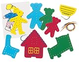 Lauri LACING & TRACING GOLDILOCKS (Goldilocks, 3 Bears, a House and Furnishings to Lace & Trace)