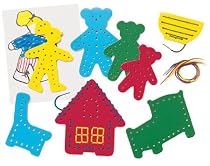 Lauri LACING & TRACING GOLDILOCKS (Goldilocks, 3 Bears, a House and Furnishings to Lace & Trace)