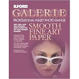 Ilford Galerie Smooth 8 1/2 x 11 Inch Fine Art Paper 10 Sheets (1124558)