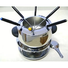 Fondue Pot, Stainless Steel