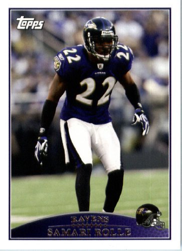 2009 Topps NFL Football Card # 147 Samari Rolle Baltimore Ravens - Mint Condition & Shipped In A Protective Screwdown Display Case!