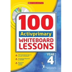 100 ACTIVprimary Whiteboard Lessons Year 4 with CDRom