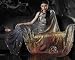 Gray Party Wear Sequined Embroidered Georgette Sari