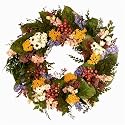 10" Amelia's Garden Preserved Floral Wreath