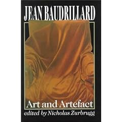 Jean Baudrillard, Art and Artefact