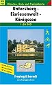 Hiking Maps of the Austrian Alps: Untersberg, Eisriesenwelt, Konigssee