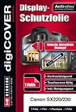 digiCOVER Premium Canon PowerShot SX220 / SX230 HS passgenaue antireflex Schutzfolie