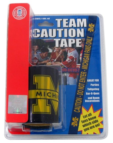 University of Michigan Caution Tailgating Tape