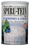Nature's Plus - Spiru-Tein Bluberry N Cream, 1.2 lb powder