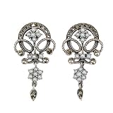 Eva Sterling Drop Pearl Earrings