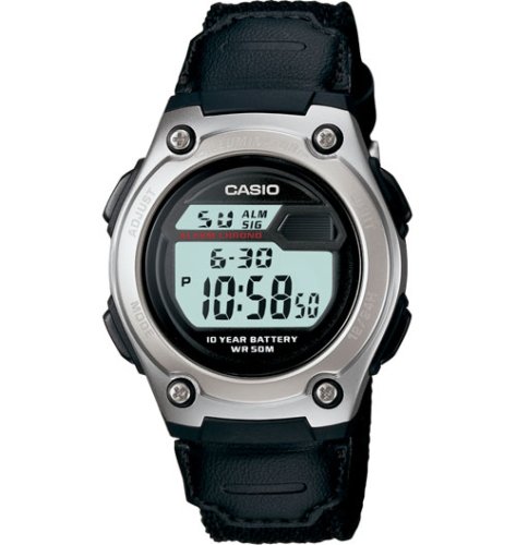 Casio Men's Digital Sport Nylon Strap Watch #W211B-1AV