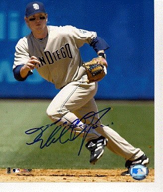 Autographed/Hand Signed Khalil Greene Sd Padres 8x10 Photo