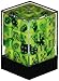 Green Yellow with Silver Gemini Dice D6 12mm Set of 36