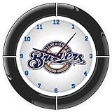 Imperial Milwaukee Brewers Licensed Everbrite Neon Wall Clock