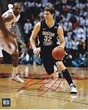 Jimmy Fredette Autographed/Hand Signed BYU Cougars 8x10 Photo - Milwaukee Bucks 1st round pick