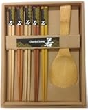 Japanese Chopsticks Gift Set Rice Paddle Included