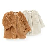 dolcina(ドルチーナ) ボアコート (90～140cm) キムラタンの子供服 (33323x33523-164) ベージュ 110