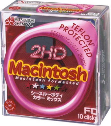 ｜三菱化学 2HDM10SM フロッピーディスク(10枚/Macintosh)