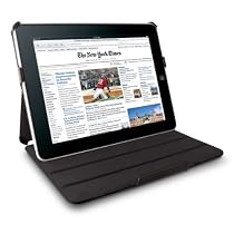 Technocel Leather Flip Book Case/folio for Apple Ipad (Black)