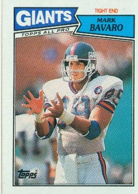 1987 Topps #17 Mark Bavaro - New York Giants (Football Cards)