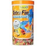 Tetra 77247 TetraFin PLUS Goldfish Flakes, 7.06-Ounce, 1-Liter