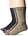 Dickies Men's 4 Pack Marled Moisture Control Accented Heel Toe Crew Socks