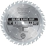 Freud LM74M010 10-Inch 30 Tooth TCG Glue Line Ripping Saw Blade with 5/8-Inch Arbor and PermaShield Coating