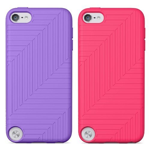 BelkinFlex Case for Apple iPod Touch 5th Generation, 2-Pack (Purple / Pink)