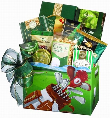 Golfers Delights Gourmet Food & Snacks Golf Gift Basket by ArtofAppreciation.com