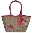 Coach Signature Bleecker Flower Floral Applique Shopper Bag Tote 16276