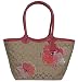 Coach Signature Bleecker Flower Floral Applique Shopper Bag Tote 16276