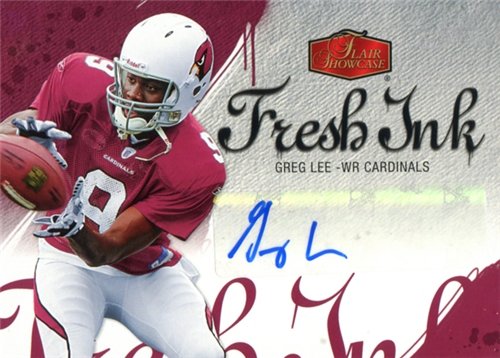 Greg Lee Autographed/Hand Signed 2006 Fleer Arizona Cardinals Football Card