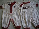 Anaheim Angels Pinstriped Romper
