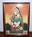 Gem Stone Painting of Lady, Art Craft & Handicraft of India