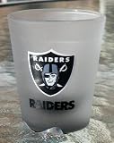 Oakland Raiders Color Frost 2 oz Shot Glass NFL Boelter