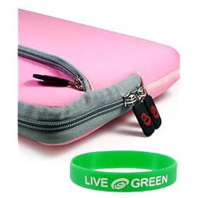 Acer Aspire Timeline AS5810TZ-4274 15.6-Inch Laptop Sleeve Case - Dual-Pocket Pink