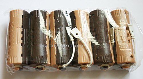 6 Professional Perming Rods Hair Tools Sizes 3 cm Curling Hairdressing Perm