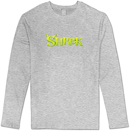 JUJ Men's Shrek Crew Neck Tee Shirts Ash XX-Large