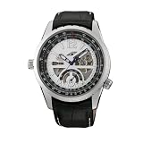 Orient Mens Power Reserve Semi-Skeleton White Automatic Watch #CFT00001W by Orient