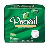 Prevail® Extra Underwear , 2X-Large*, Yellow, Up to 80, 4 bags of 12 (48 ct.)