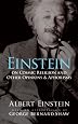 Einstein on Cosmic Religion and Other Opinions and Aphorisms