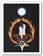 I'm Never Alone - Eastern Star by Dana Baker 8"x10" Art Print Poster